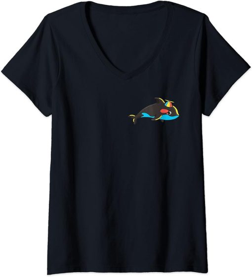 Womens Orca Oracle V-Neck T-Shirt