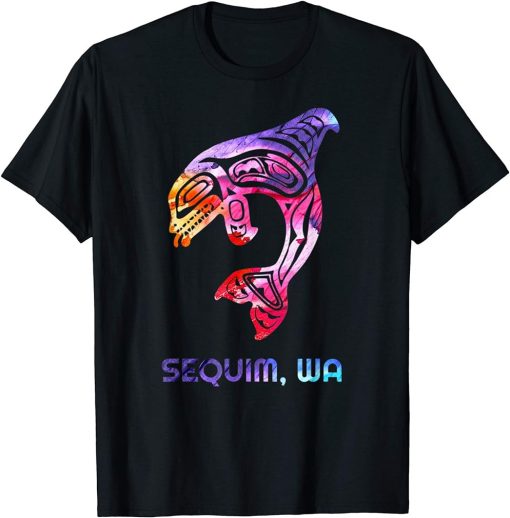 Sequim WA Native American Orca Killer Whale T-Shirt